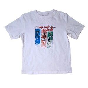 Magic Knight Rayearth Umi Hikaru Fuu White Graphic T-Shirt Sz Small